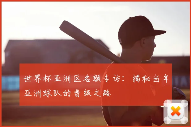世界杯亚洲区名额专访:揭秘当年亚洲球队的晋级之路